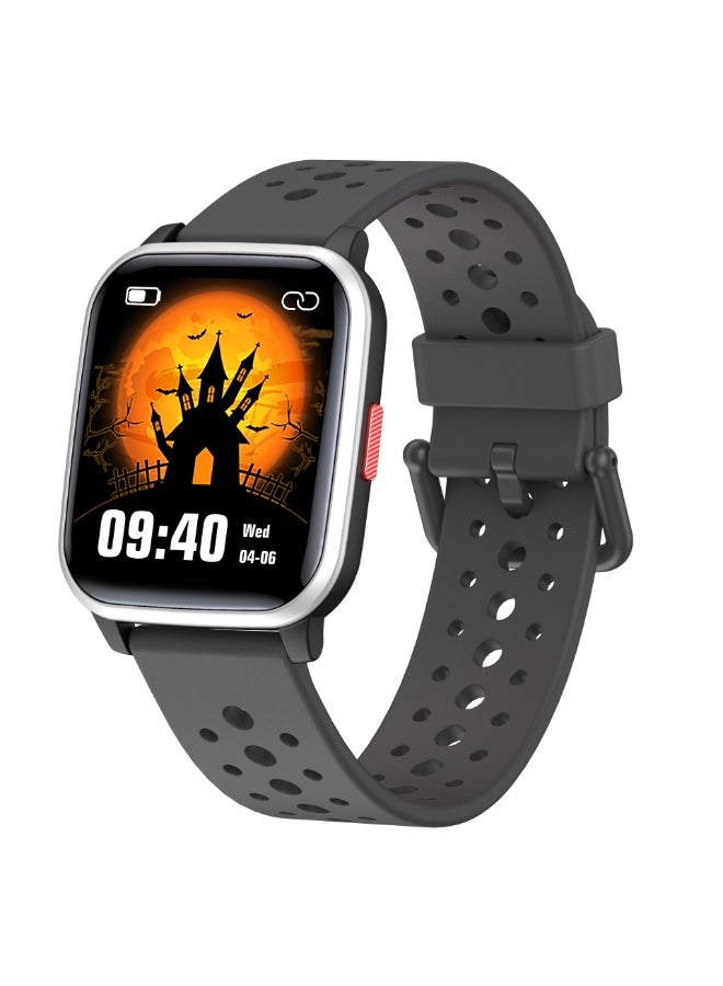 Kids Smart Watch with Sleep Tracker, 20 Sports Modes, 5 Educational Games, and Pedometer - Fun Birthday Gift for 4-16 Year Olds (Black) - Image 1