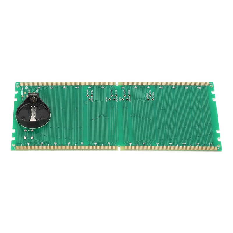 DDR5 RAM Memory Slot Tester Card with LED Lights Portable for PC Motherboard RAM Memory Maintenance Green - Image 4