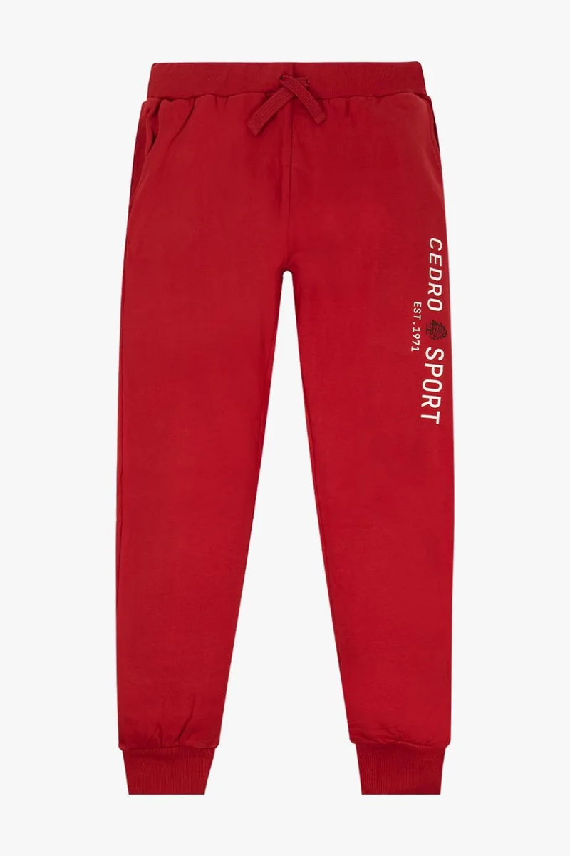 سيدرو Cedro Sport Men's Jogger Pants - 100% Cotton, Mid Rise, Cuffed