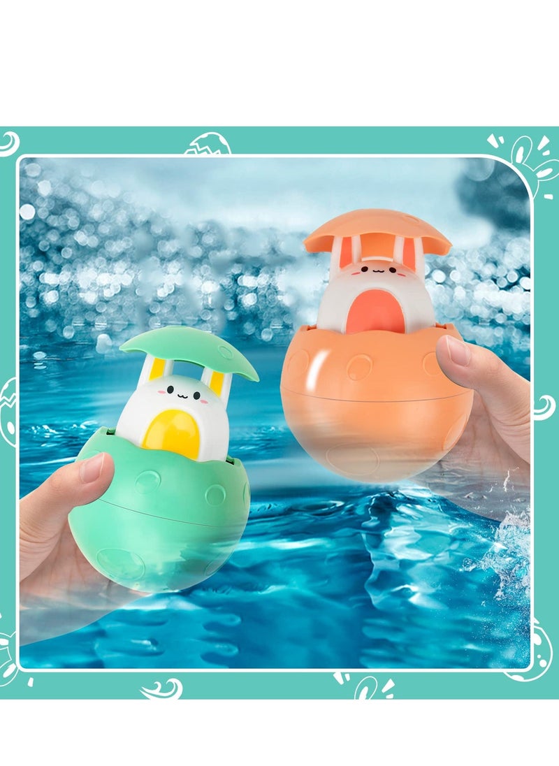 Generic - Bunny Baby Bath Toys Bathing Swimming Sprinkler Toy, Kids Bathroom Water Play Bath Soak Baby Water Play Ball Shower Boys & Girls (2 PCS) - Image 1