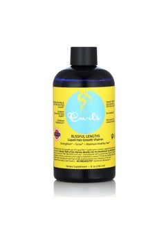 Curls Curls Blueberry Bliss Blissful Lengths Liquid Hair Growth Vitamin - Grow, Strengthen and Maintain Healthy Hair, Nails & Skin - Wavy, Curly, and Coily Hair-8oz 
