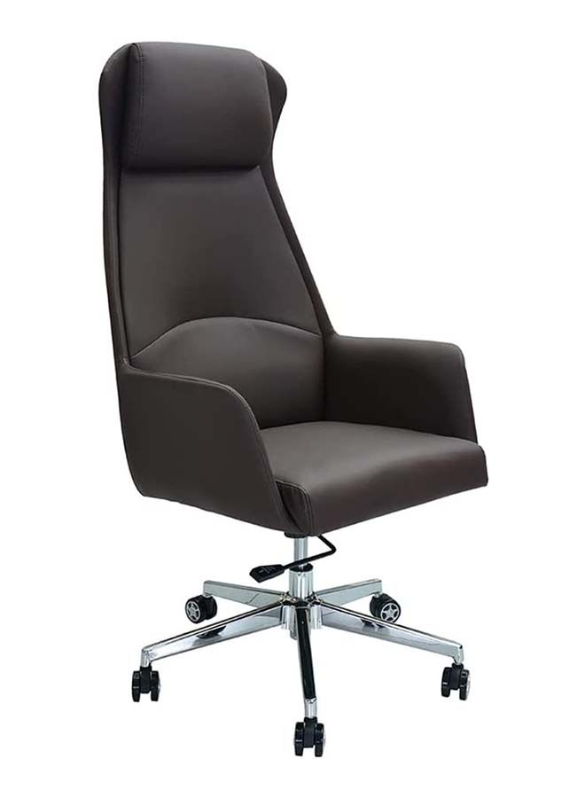 Executive Office Chair PU Leather And Foam 360° Swivel Desk Chair Computer Table Chair