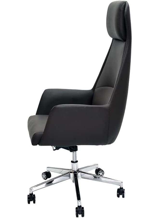 Executive Office Chair PU Leather And Foam 360° Swivel Desk Chair Computer Table Chair