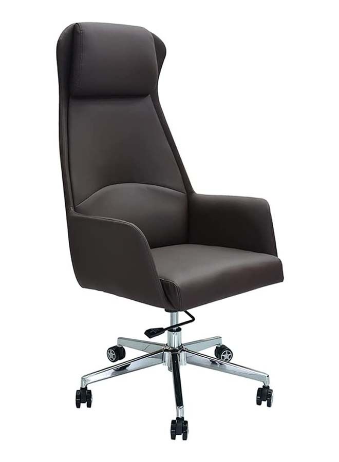 Executive Office Chair PU Leather And Foam 360° Swivel Desk Chair Computer Table Chair