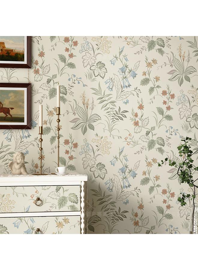 Bluejw French Cream Wallpaper American High-class Bedroom Living Room TV Background Wall Wallpaper Waterproof Moisture-proof Self-adhesive Sticker - Image 2