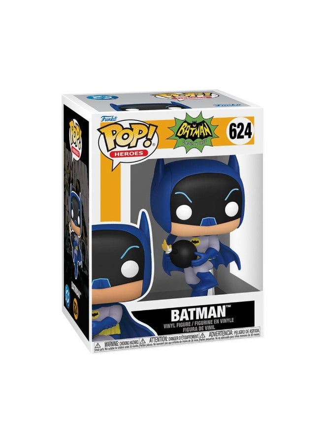 Funko POP! Heroes DC Comics Batman 60th Anniversary Batman with Bomb Vinyl Figure (11.7 cm) - Image 1