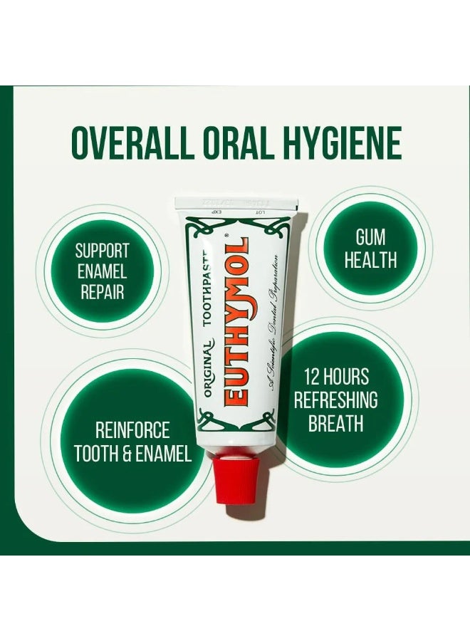 Euthymol Original Toothpaste for Teeth and Gums - 75 ml - Image 2