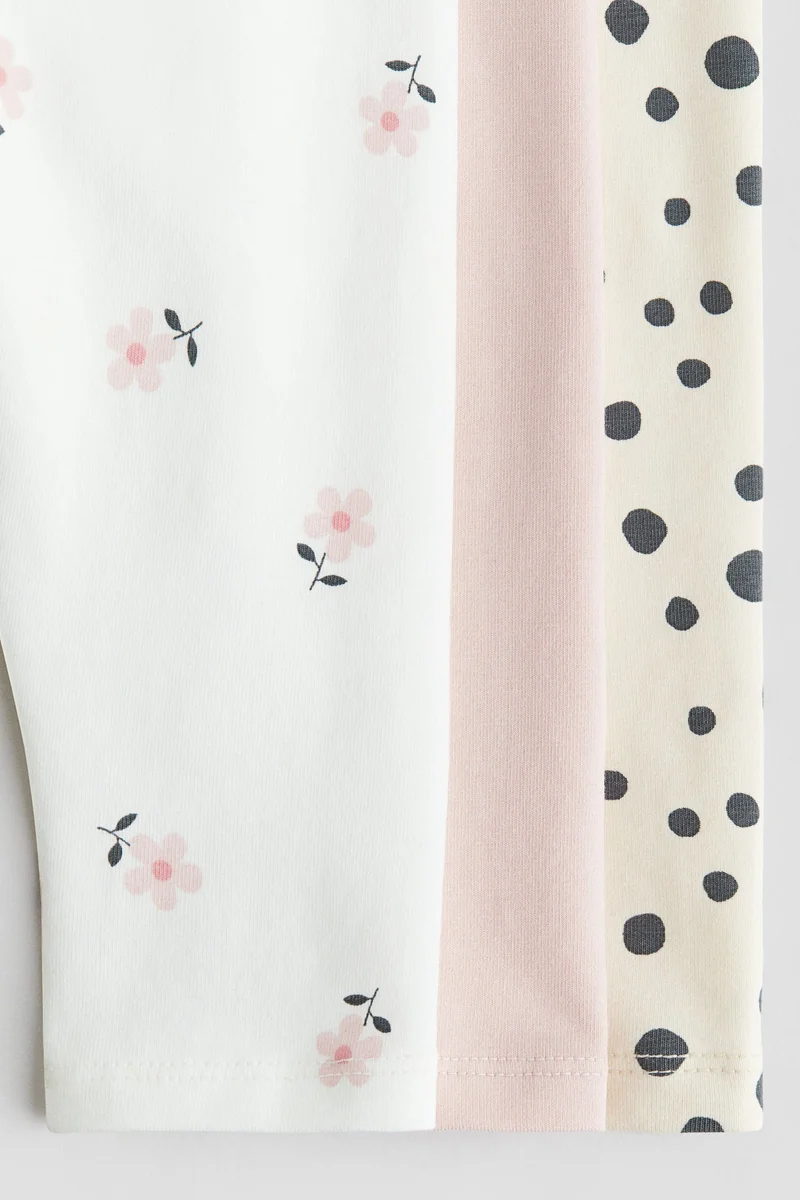 H&M 3-pack cotton jersey leggings