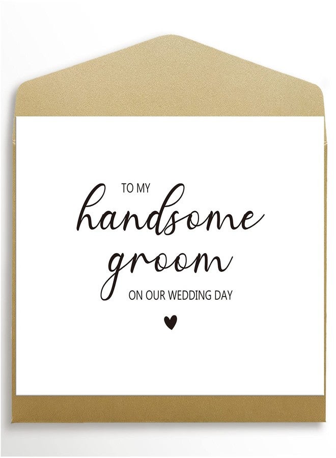 Goroar To My Husband on Our Wedding Day Card, To My Groom Card, Wedding Card to Husband - Image 1