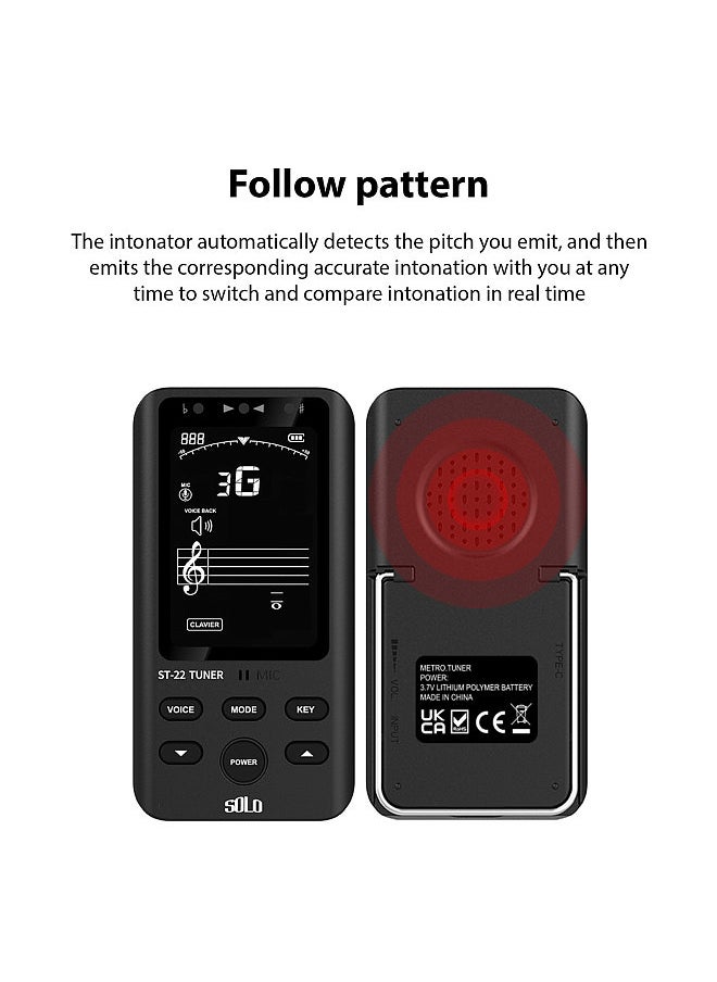 Tuner Tone Generator Digital Tuner Precision Tuning Correction Practice Rechargeable Musical Tool