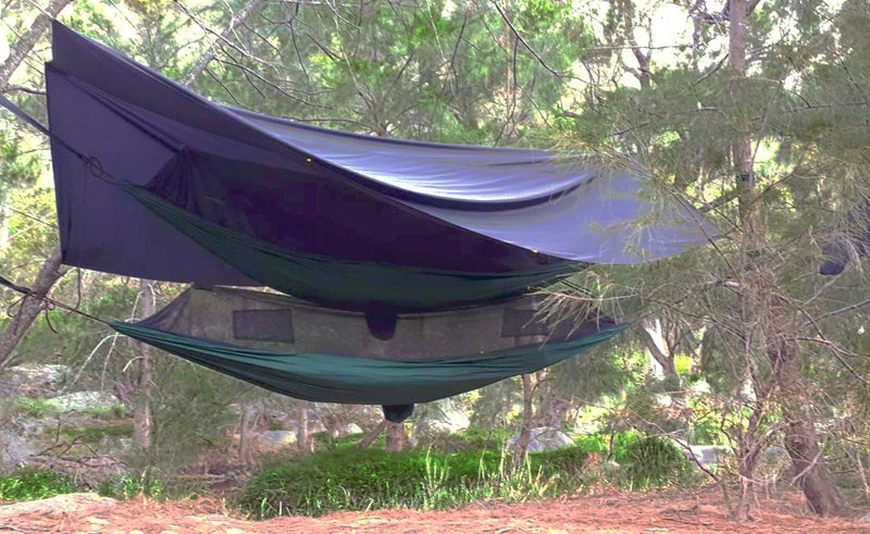 Hammock Bliss - Stay Dry Jumbo Rain Fly - Extra Huge Waterproof Tent Tarp and Hammock Shelter to Cover Your Hammock and Gear – Enormous 98” Wide Area Makes Hammock Camping A Dry Rain Free Experience - Image 3