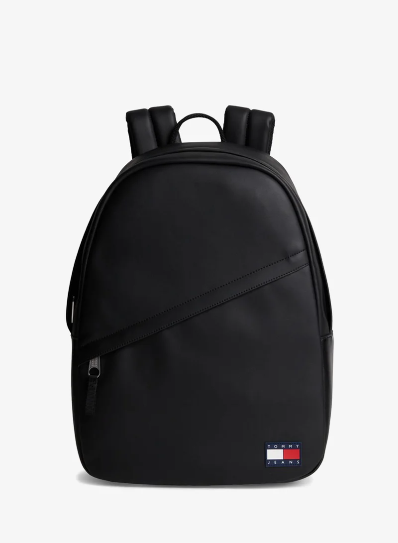 Essential Rubberised Logo Dome Backpack