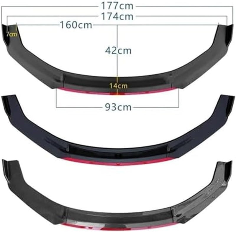 Wivplex Front Bumper Spoiler Splitter for Peugeot 508 2019 - Image 4