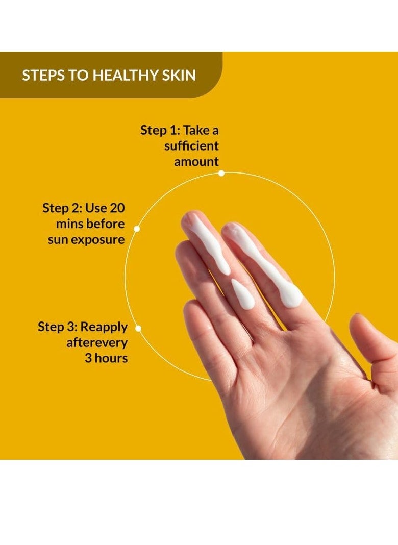 FIXDERMA Shadow SPF 50+ Cream - 75gm | Broad-Spectrum Sun Protection | Water Resistant Formula | PA+++, UVA & UVB Protection | Allergen, Sulphate & Paraben Free | Dermatologist Tested  - Image 3