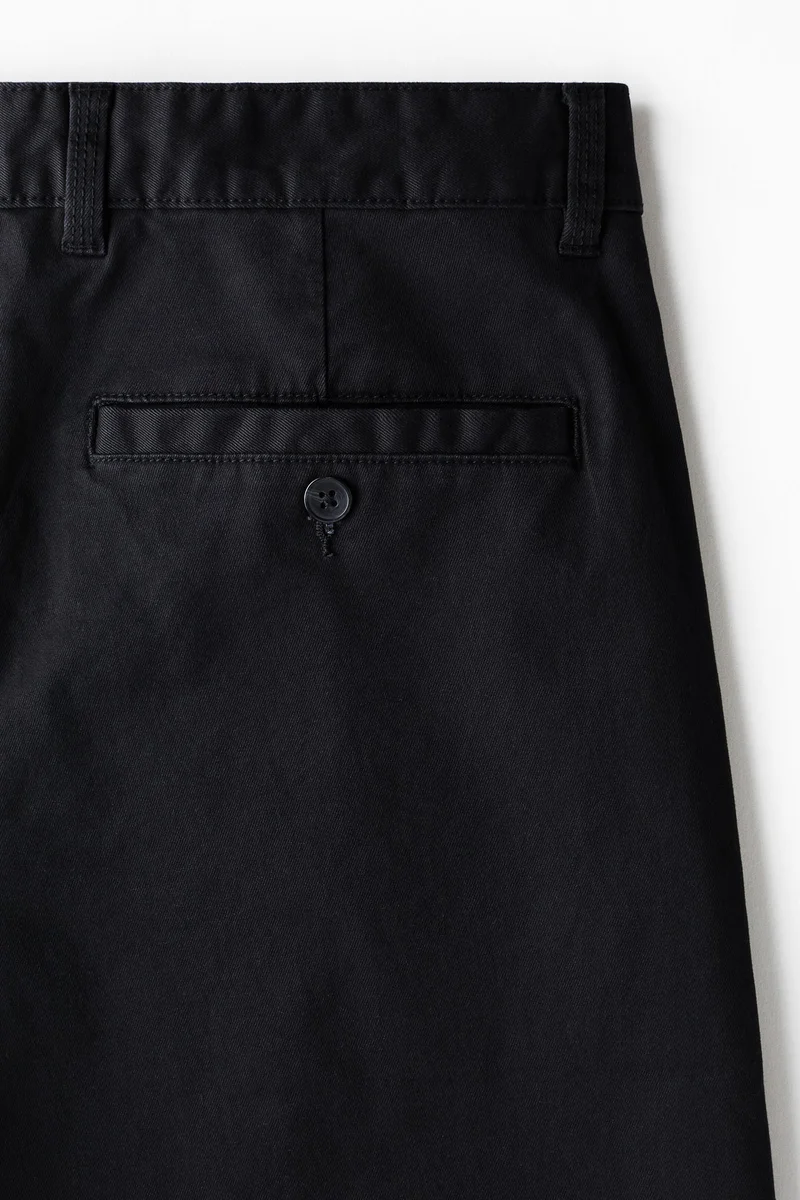 H&M  Relaxed Fit Cotton chinos for Men | Best Price UAE