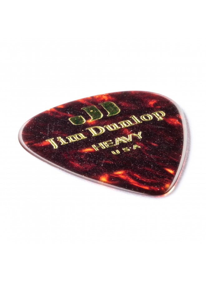 JIM DUNLOP JIM DUNLOP 483P05HV Classic Celluloid Shell Guitar Picks, Heavy, 12-Pack  - Image 3