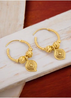 GOLDMAX Elegant 21k Gold Plated Earrings For Women  - Image 3