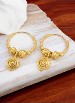 GOLDMAX Elegant 21k Gold Plated Earrings For Women  - Image 2