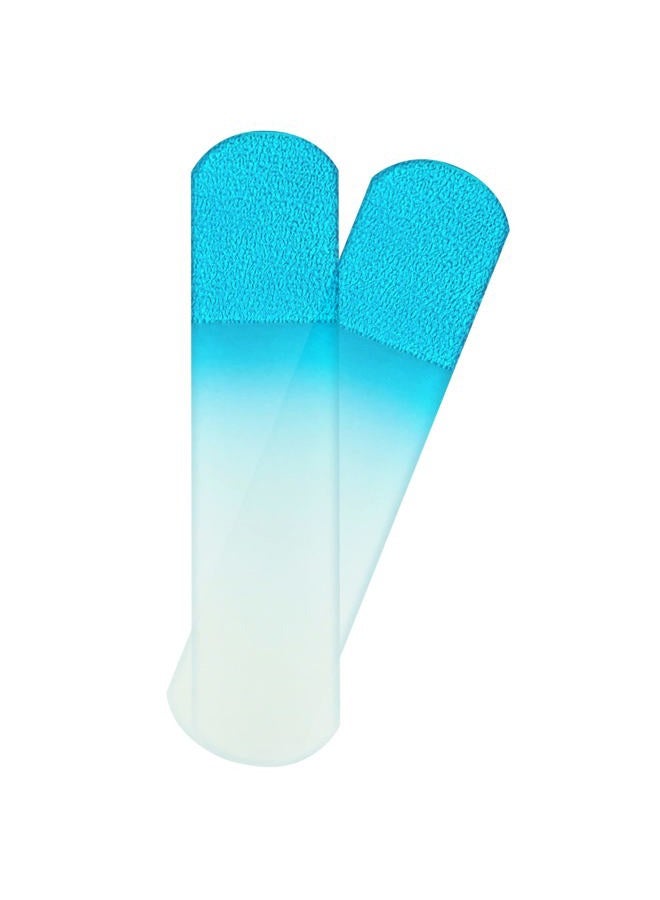 SIUSIO 2Pcs Glass Foot File Pedicure Rasp Dead Skin Remover Calluses Corn Coarse Hard Skin Remover Pedicure Tools Smooth Foots Care Tool for Soft Feet - Image 1