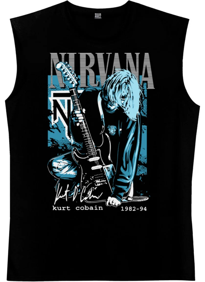 روك اند رول Teen Wolf Black Cutaway Sleeve | Sleeveless Men's T-Shirt | Athlete