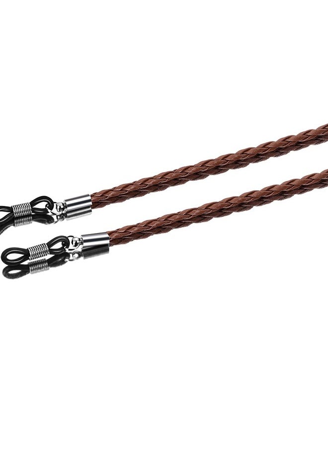 Generic Braided twisted glasses rope sports simple snow chain glasses accessories anti-lost lanyard-brown  - Image 4