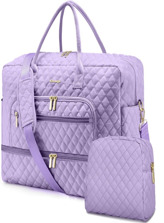 LUOCIP Travel Duffel Bags for Women with Shoe Compartment, Weekender Overnight Bag with Wet Pocket & Toiletry Bag, Carry On Personal Item Bag, Travel Tote Gym Bag, Hospital Bags for Labor and Delivery - Image 1