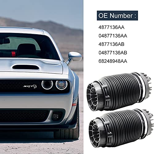 AIRSUSFAT 2pcs Rear Air Suspension Spring Bags for Dodge Ram 1500 2013-2018 Air Bellows 68248948AA 04877136AA 04877136AB - Image 2
