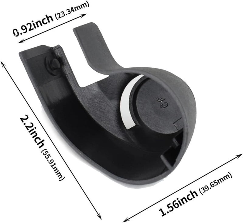 QASULER Rear Windscreen Wiper Arm Nut Cover Cap for Skoda Fabia - Image 3