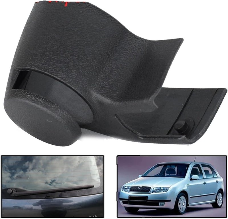 QASULER Rear Windscreen Wiper Arm Nut Cover Cap for Skoda Fabia - Image 4