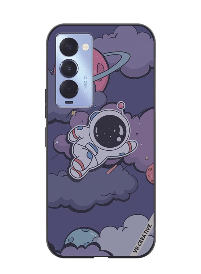 VR CREATIVE Protective Case Cover For Tecno Camon 18/18 P Astraunaut Design Multicolour - Image 1