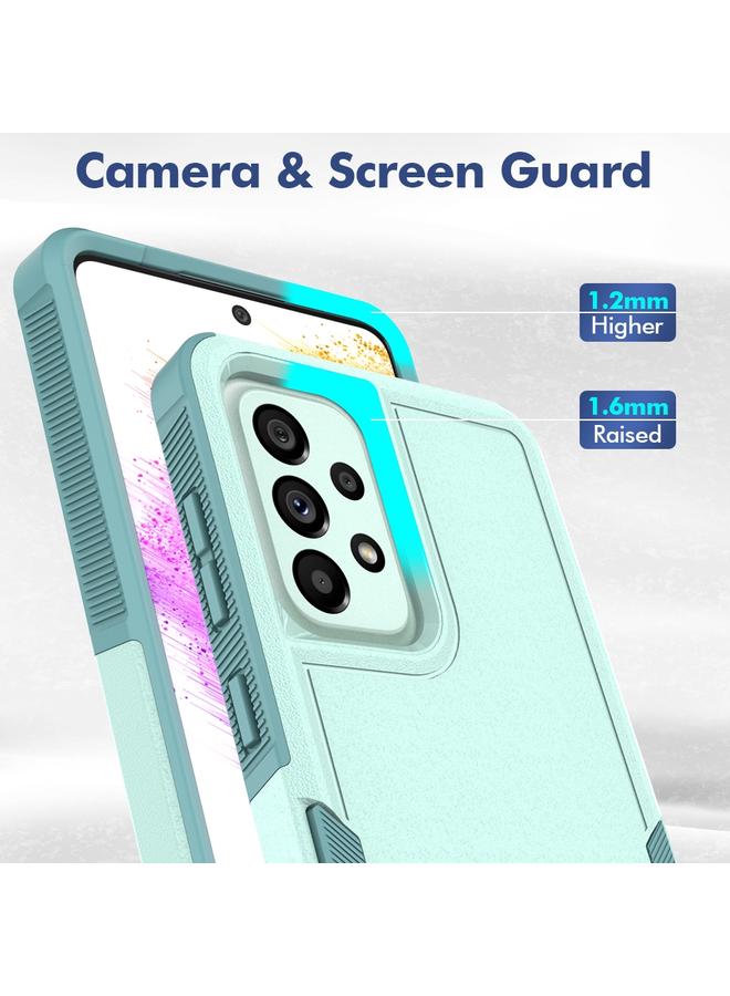 اس-توب جراب لهاتف Samsung Galaxy A73 5G 2 في 1 PC + جراب هاتف TPU - Image 5