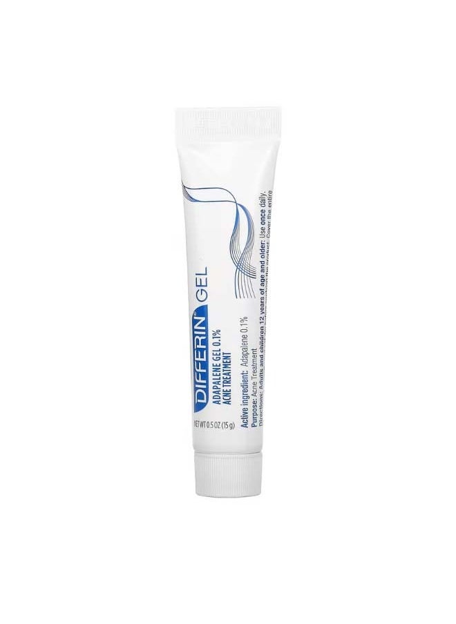 differin - Adapalene Gel 0.1  Acne Treatment Fragrance Free 0.5 oz 15 g - Image 1