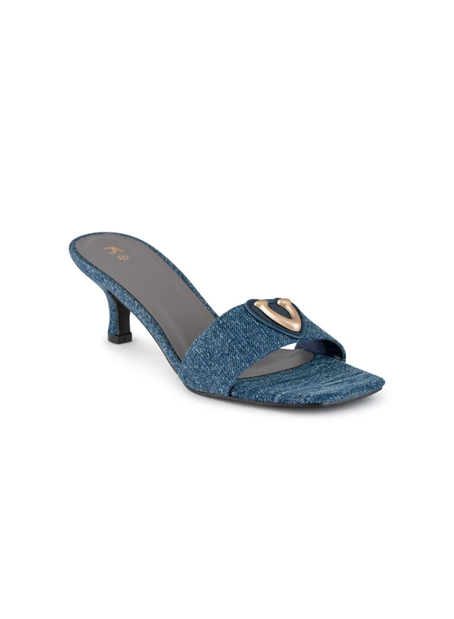 Vincci Women One Strap Mid Heel Sandals
