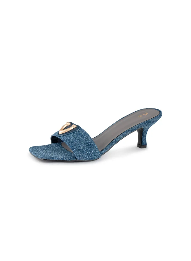 Vincci Women One Strap Mid Heel Sandals