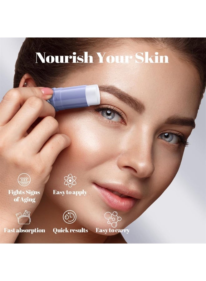 Bukela Retinol & Caffeine Eye Balm Stick for Dark Circles, Puffiness, Fine Lines and Eye Bags, Anti Aging Under Eye Cream Smooths Wrinkles Moisture Stick (2 PCS) - Image 4