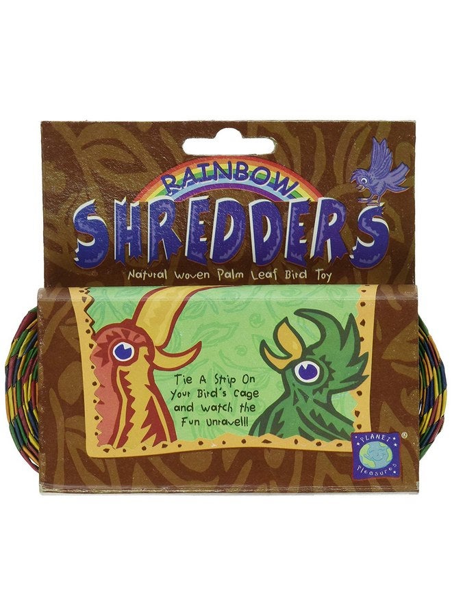 Planet Pleasures Rainbow Shredders Straight Ribbon Bird Toy, 30' L by 1" W - Image 2