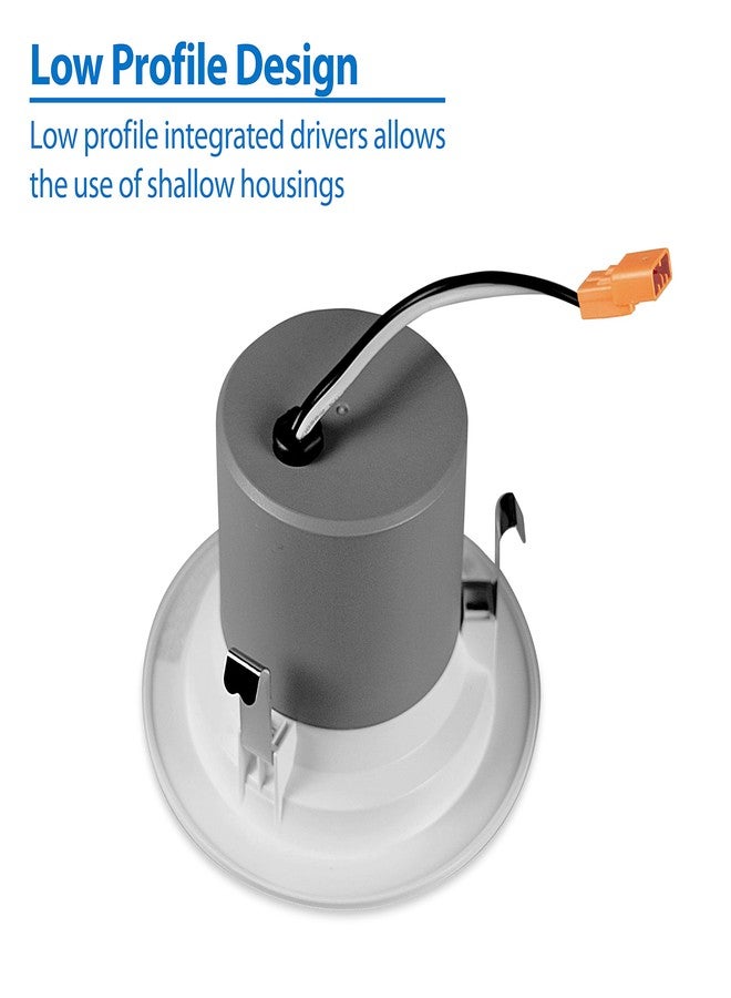 نيكور مصابيح إضاءة NICOR Lighting DCR41061202KBK LED السفلية، أسود - Image 5