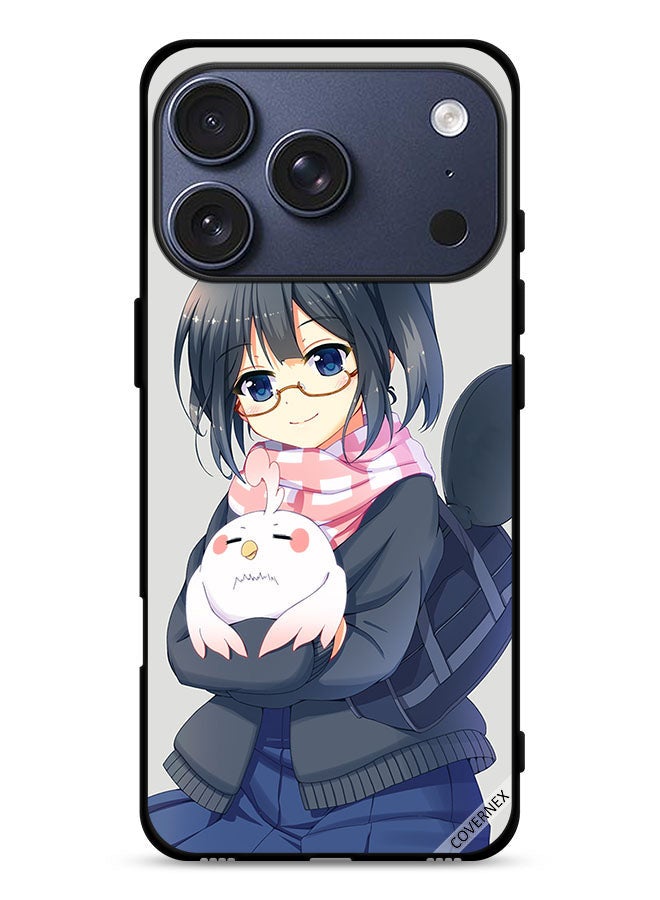 Covernex Apple iPhone 17 Pro Protective Case Cover Girl Holding Pet Art - Image 1