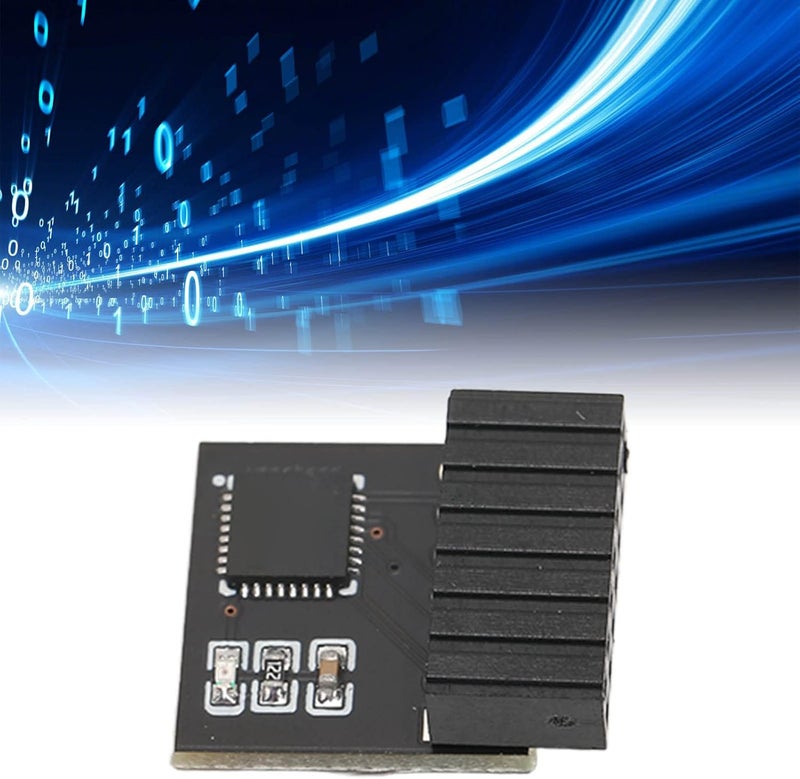 ��حدة أمان تشفير GOWENIC TPM 2.0، لوحة أمان تشفير TPM 2.0 SPI 14Pin بطاقة عن بعد للوحات الأم، متوافقة مع 11 - Image 2