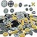 Miutrue Technical Parts Wheels Gears Building Blocks Accessories Pieces kit Construction Toys Set for Kids 6yrs Compatible with Major Brands - Image 2