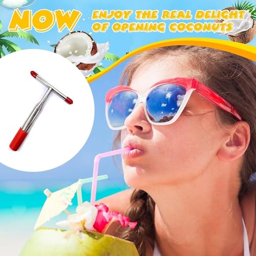 Ramkuwar with device of R Ramkuwar Stainless Steel Coconut Opener Fast & Safe Tool for Fresh Thai Young White Easy Coconut Water Access (1 Piece) - Image 5