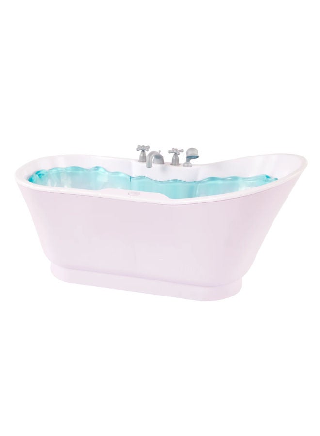 أور جنريشن إكسسوار حوض استحمام مع أصوات مياه للدمى مقاس 18 بوصة - Image 4