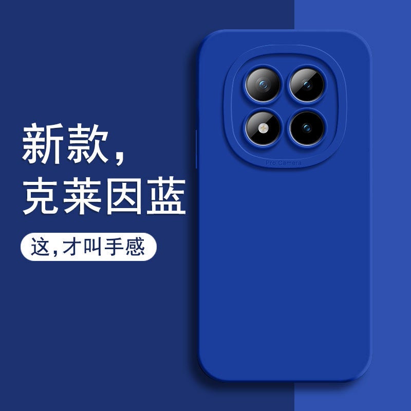 غطاء واقي، حماية باللون الأحمر من السقوط , تغطية كاملة، سيليكون، مقاوم للصدمات لـ Redmi Note 15 Pro، Apple من السيليكون للاستخدام المتكرر للاستخدام اليومي للمدرسة - Image 4