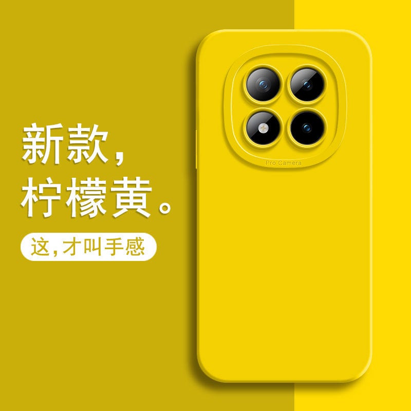 غطاء واقي، حماية باللون الأحمر من السقوط , تغطية كاملة، سيليكون، مقاوم للصدمات لـ Redmi Note 15 Pro، Apple من السيليكون للاستخدام المتكرر للاستخدام اليومي للمدرسة - Image 3