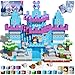 GraceDuck Magnetic Blocks 150PCS Magnetic Blocks Build Ice Castle Magnetics Toys for Montessori Toddler Easter Christmas Birthday Gifts STEM Sensory Toys for 3 4 5 6 7 8 9 10 Year Old Girls - Image 3
