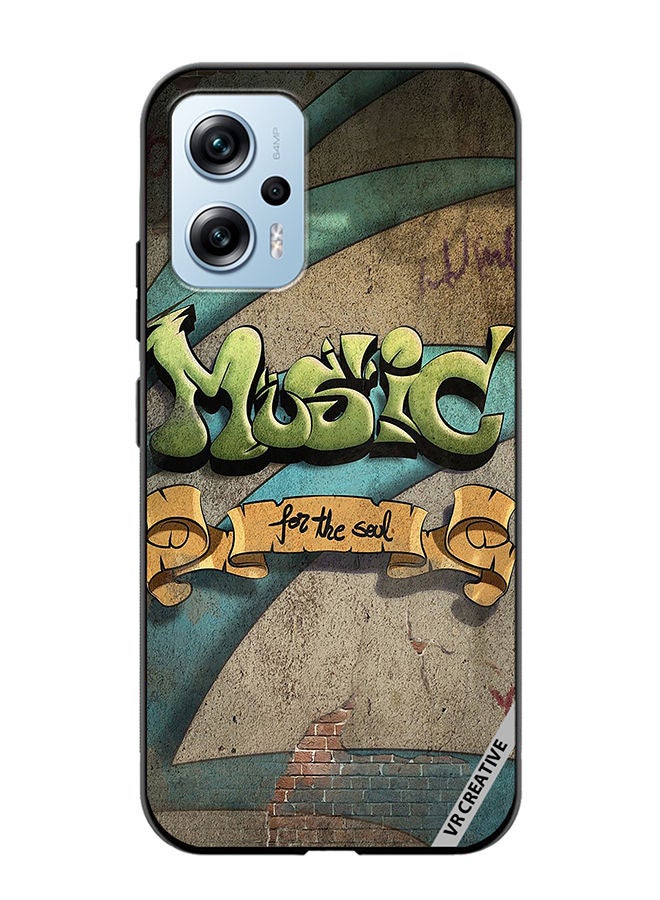 VR CREATIVE Protective Case Cover For Xiaomi Poco X4 GT Music For The Soul Design Multicolour - Image 1