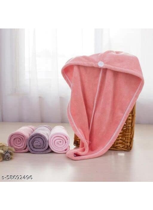Vishal Smart Mall Vishal Magic Microfiber Hair Towel Wrap 500 GSM Super Absorbent QuickDry Bathrobe for Women Salon Spa and Travel Multicolor  - Image 4
