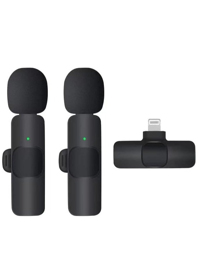 ELTRAZONE Wireless Lavalier Microphone for iPhone iPad, Mini Microphone, Plug-Play Wireless Microphones Video Recording, Live Stream, YouTube, Interview, TikTok, Vlog  - Image 1