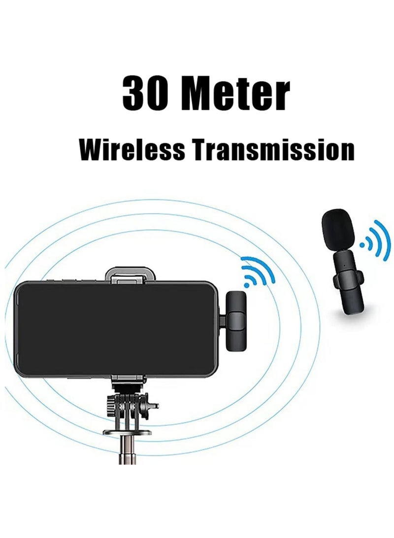 ELTRAZONE Wireless Lavalier Microphone for iPhone iPad, Mini Microphone, Plug-Play Wireless Microphones Video Recording, Live Stream, YouTube, Interview, TikTok, Vlog  - Image 4