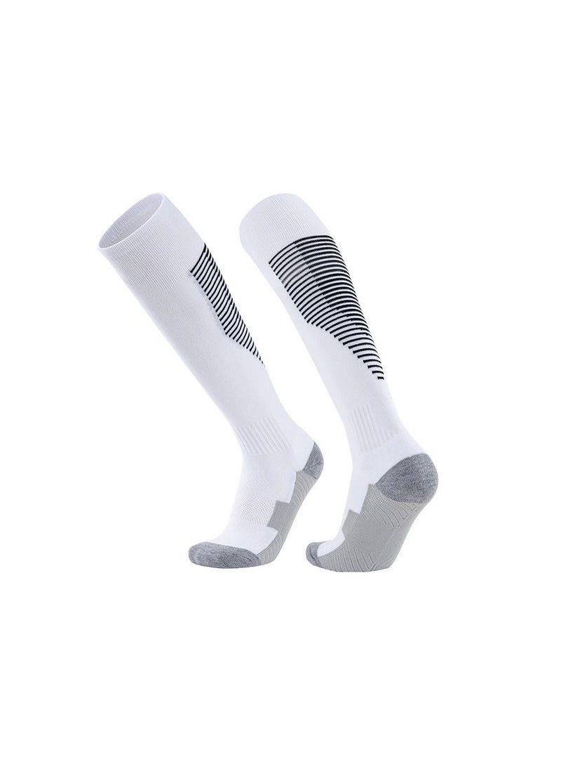 Loquat 2 Pair Anti Slip Sport Knee High Socks Athletic Socks